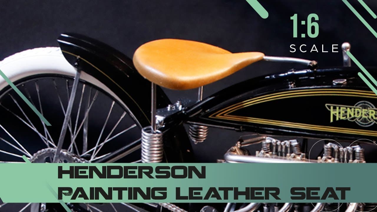 From Plastic to Leather: Painting the Henderson 1/6 Seat