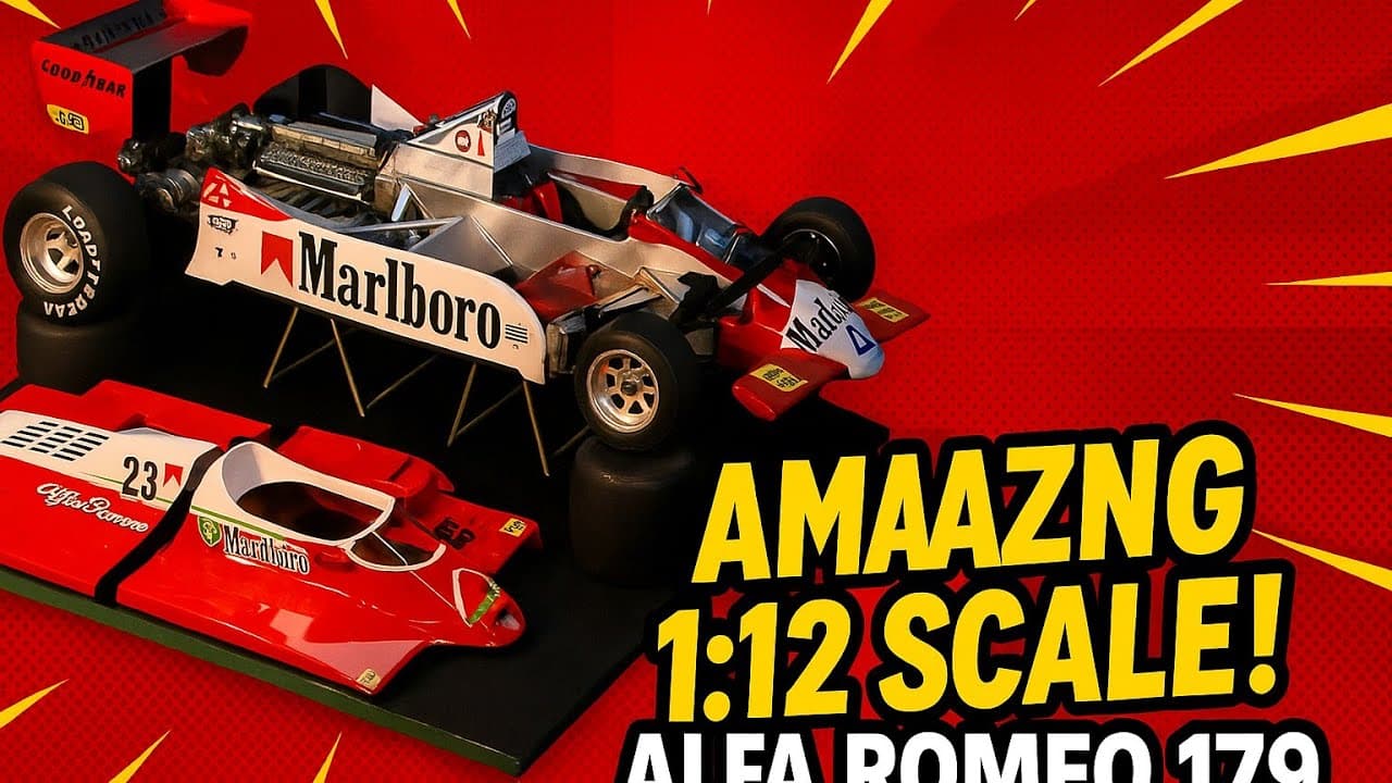 Alfa Romeo 179 1/12 Scale Build – Extreme Detailing & Realistic Weathering