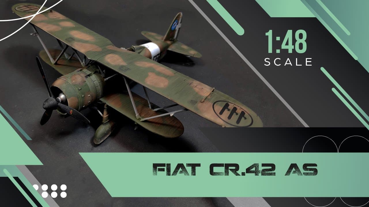 Fiat.CR.42  AS - 1.48 Scale - Italeri - Scale modelling.