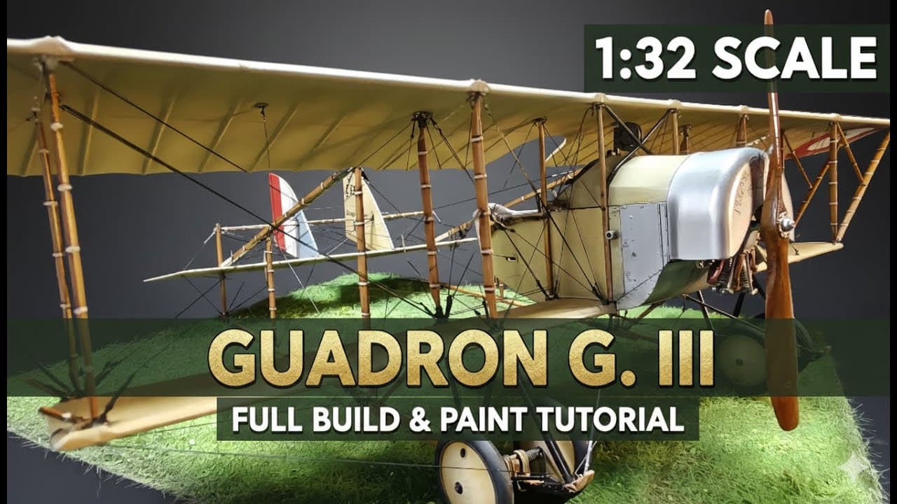 1/32 Caudron G.3 Build – Full Rigging, Wood Effects & Wing Rib Technique - Scale modeling.