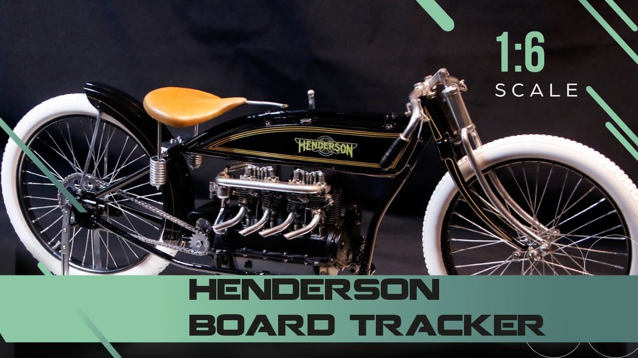 Epic 1/6 Scale Henderson Motorcycle Build | Resin Kit by Cix Models - Scale modeling.